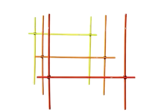 Outdoor training kit - 9 Training Poles with Clips and Carry Bag