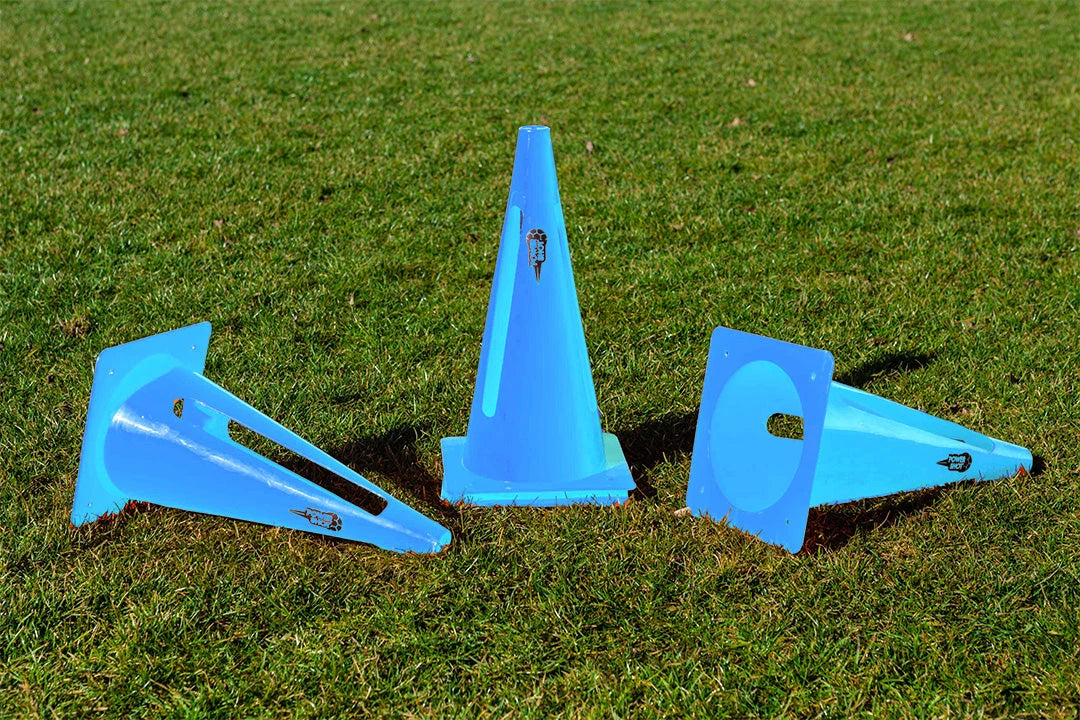 Set van 4 flexibele sportpionnen - 38cm