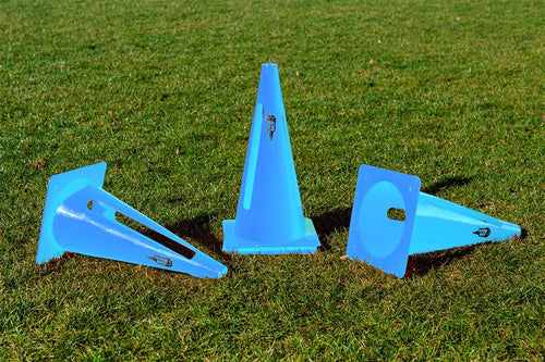 Set van 4 flexibele sportpionnen - 38cm