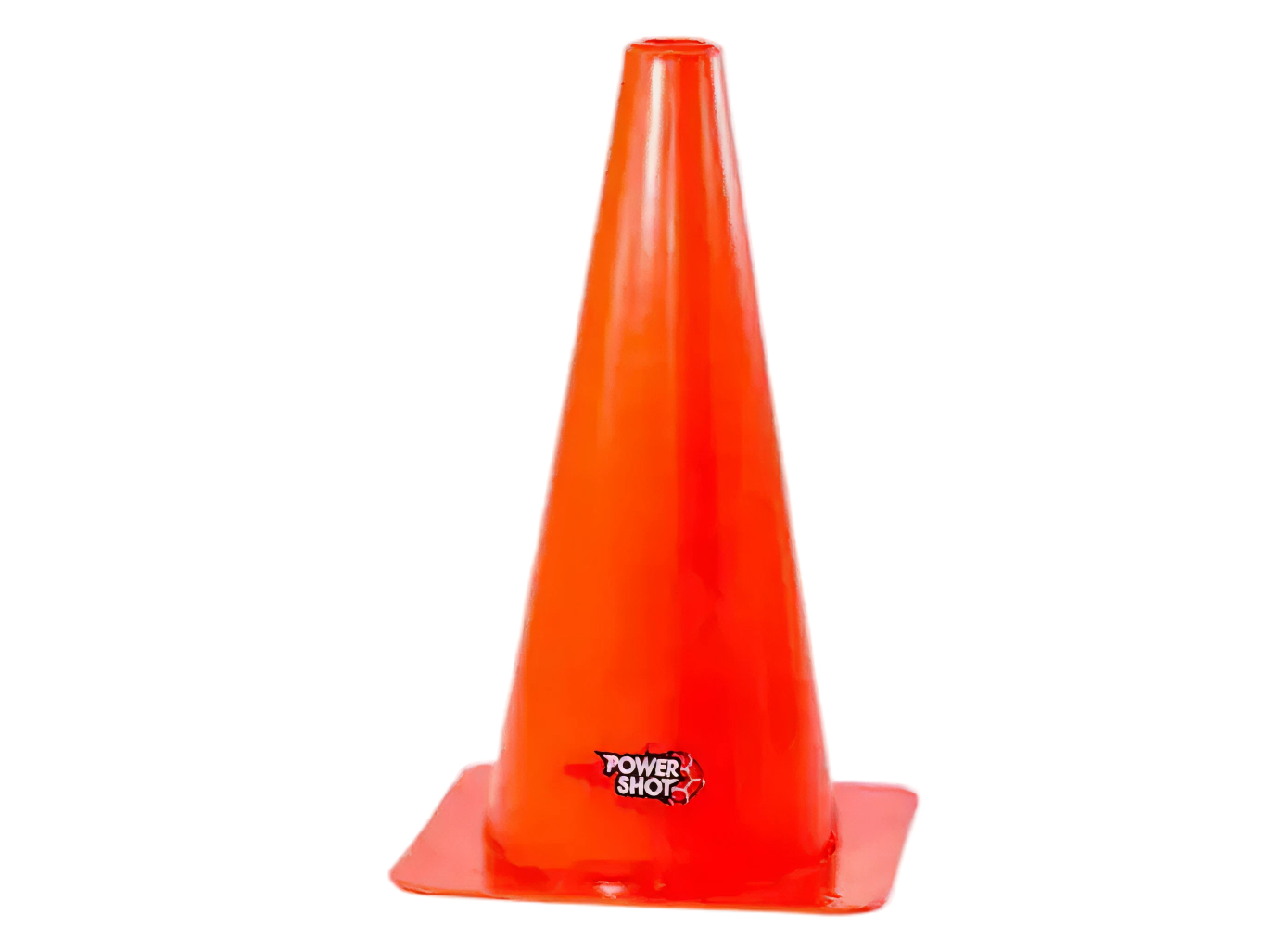 Set of 4 High-Visibility Training Cones - 38cm - Orange