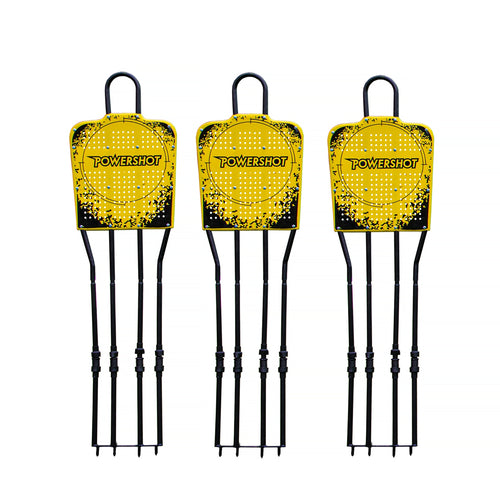 Kit of 3 steel defensive dummies with storage bag