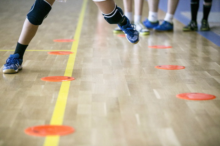 Set of 4 circular floor markers diameter - 23cm