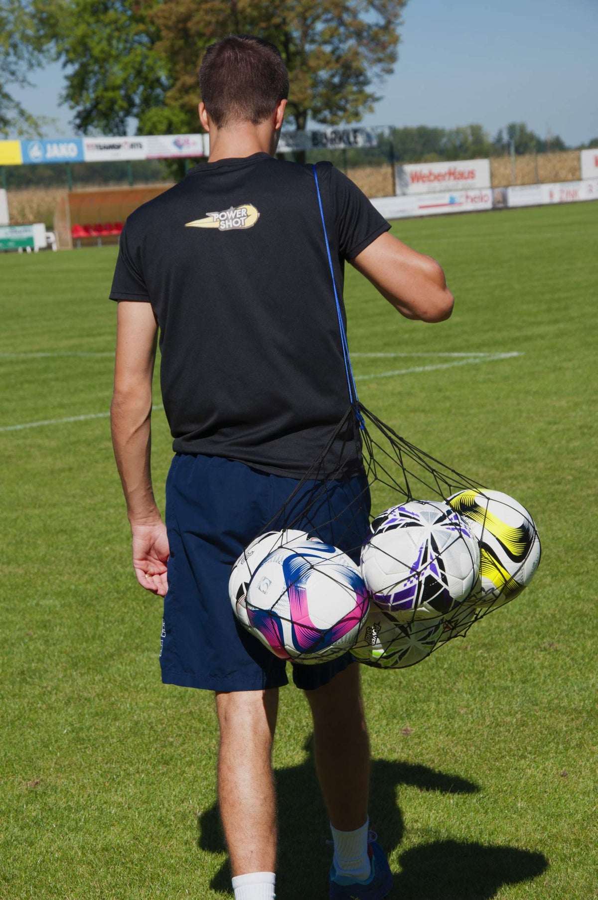 Opbergnet voor ballen, geschikt voor 6 ballen