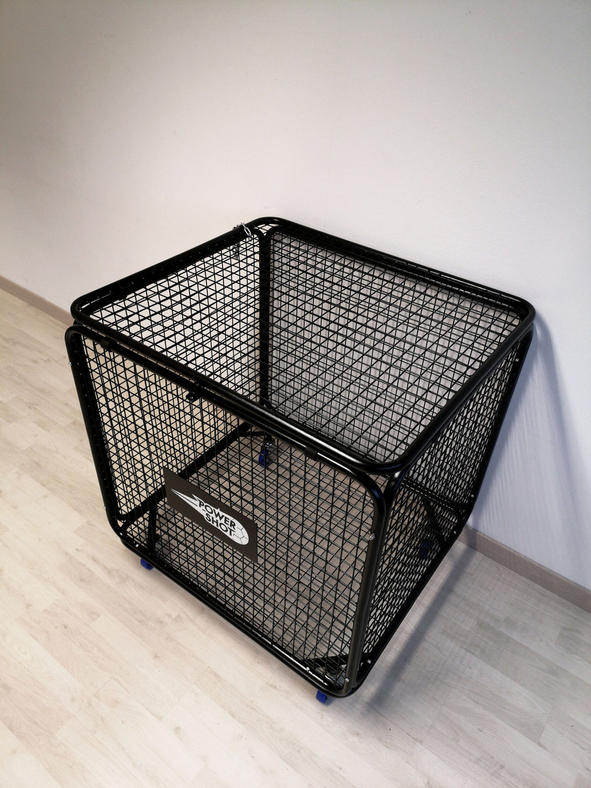 Mobiele robuuste ballenopslagkooi - 96 × 77 × 79 cm