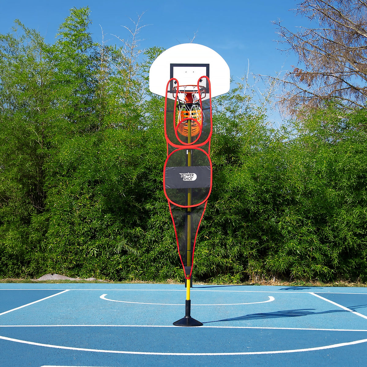 Verstelbare verdedigingspop voor basketbal