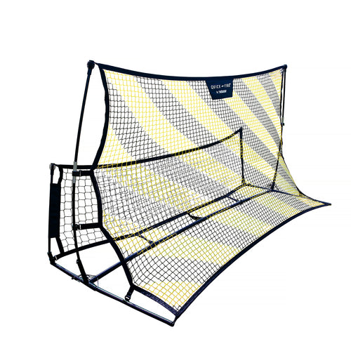 Football trainer two sided rebound net