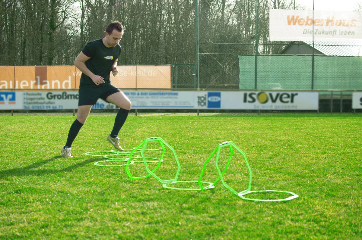 Achthoekige loopladder met draagtas