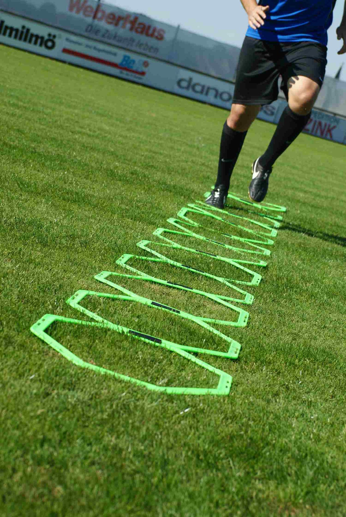 Achthoekige loopladder met draagtas