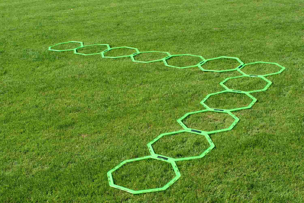 Achthoekige loopladder met draagtas