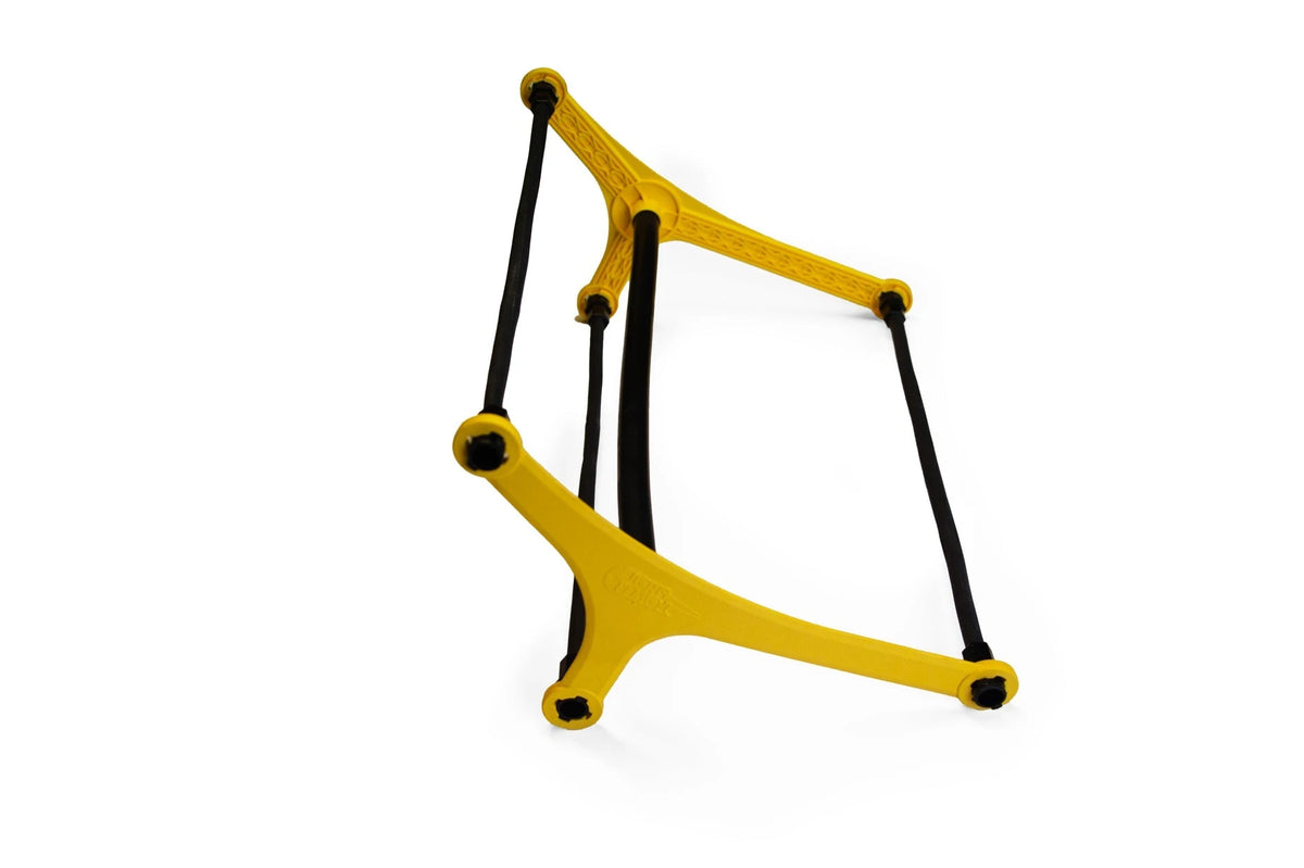 Driehoekige loopladderhorde met meerdere hoogtes - 15cm, 23cm en 30cm