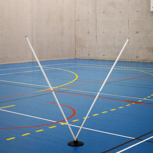 3 hole rubber base with angle for slalom posts