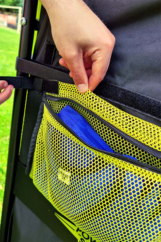 Robust transport cart for balls and training equipment