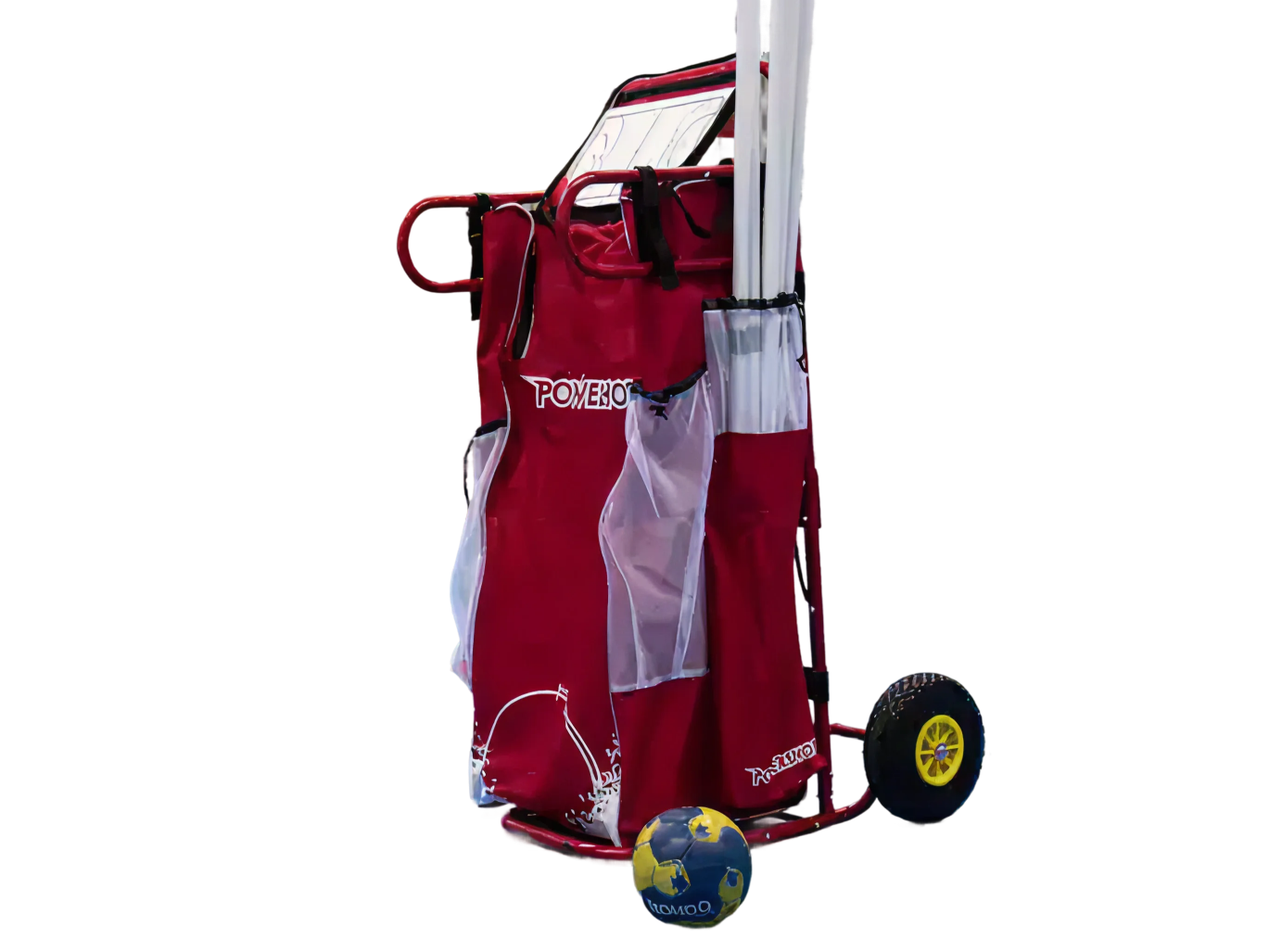 Robust transport cart for balls and training equipment