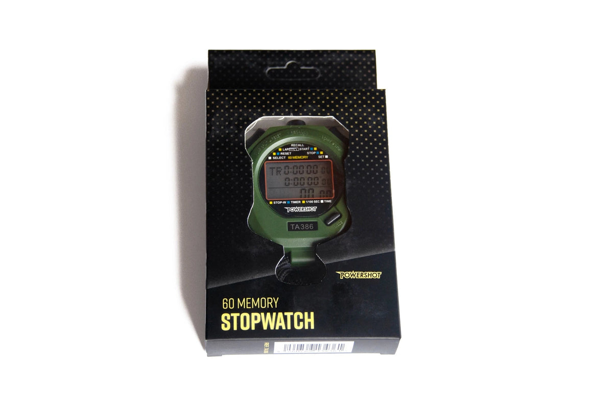 Stopwatch onthoudt tot 60 rondes - set van 3