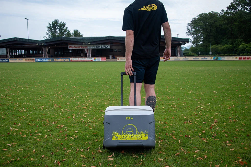 Koelbox op wielen van 28L - 42cm x 33cm x 51.5cm