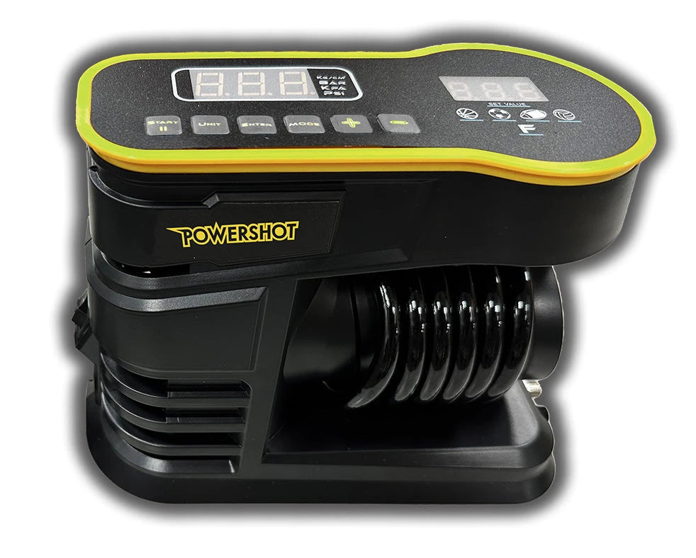 Intelligente compressor met automatische stopfunctie