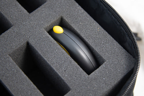 Set of 24 stopwatches with carrying bag