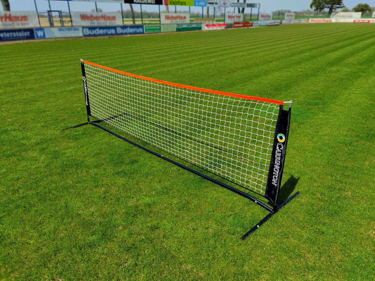 Tennis posts and net with carrying bag - 6m