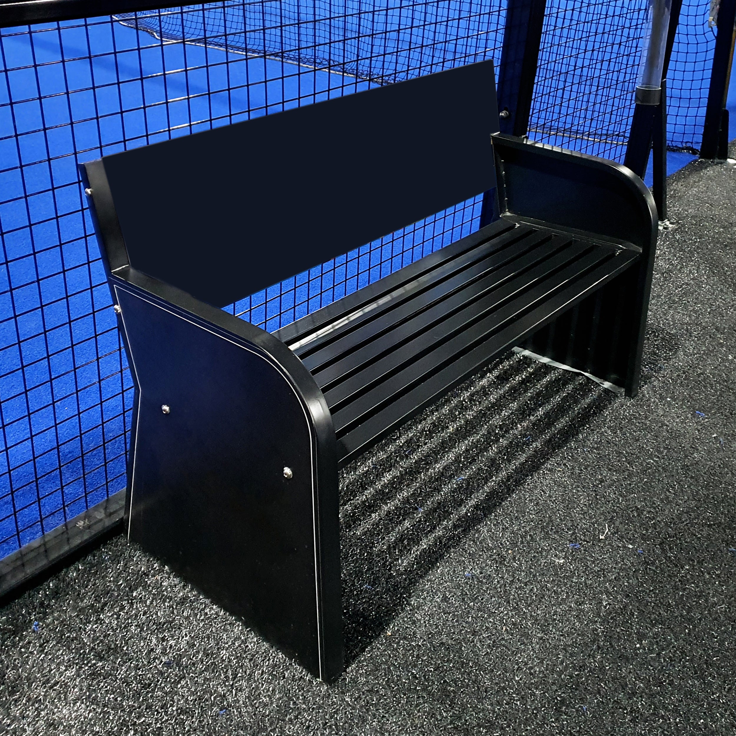 Advertising Tennis Court Bench – Steel