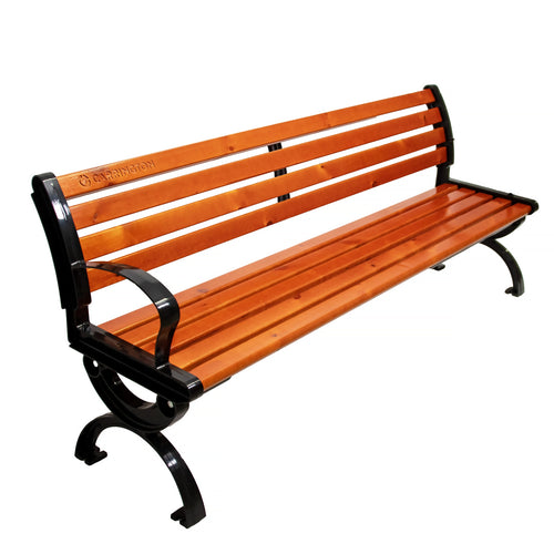 Tennis bench with backrest - 180 cm