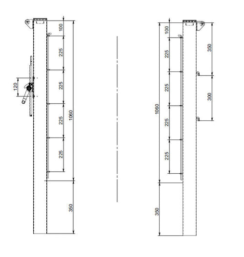 Pair of round steel tennis posts - 90mm diameter with sleeves