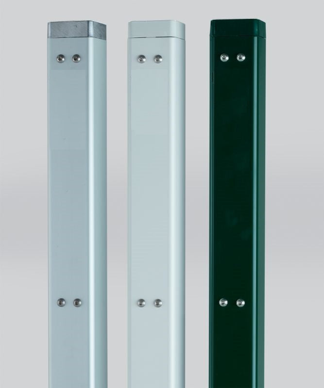 Socketed square tennis posts - 80mm x 80mm