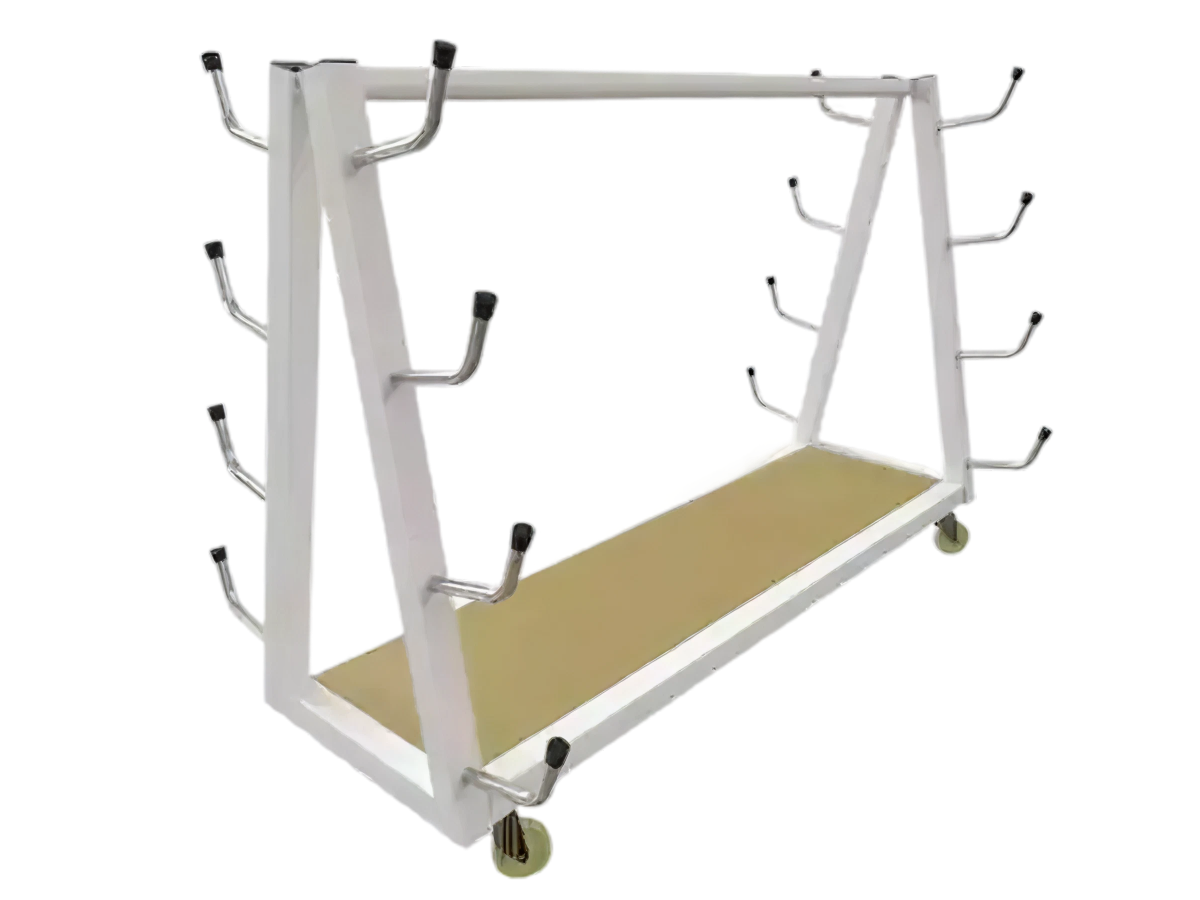 Volleyball Post Transport Trolley