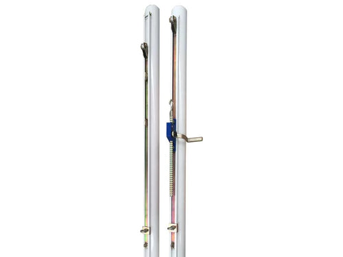 Volleybalpalen voor training met hulzen - diameter 90mm