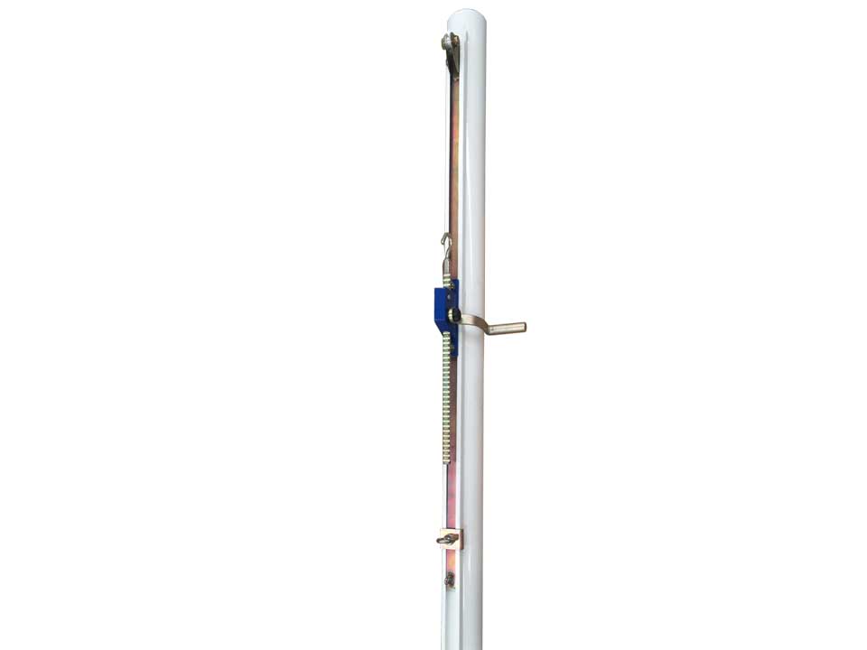 Socketed volleyball posts training - 90mm diameter