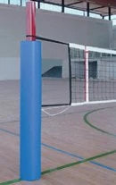 Professionele aluminium volleybalpalen met grondhulzen