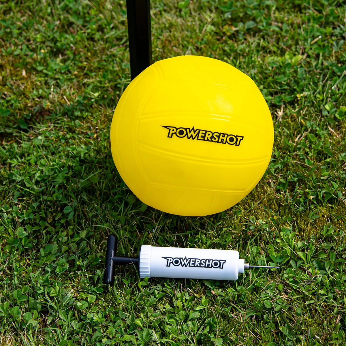 Volleybalset 6m met palen, net, bal en pomp