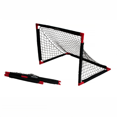 Foldable football goal - 90cm x 60cm - free ball
