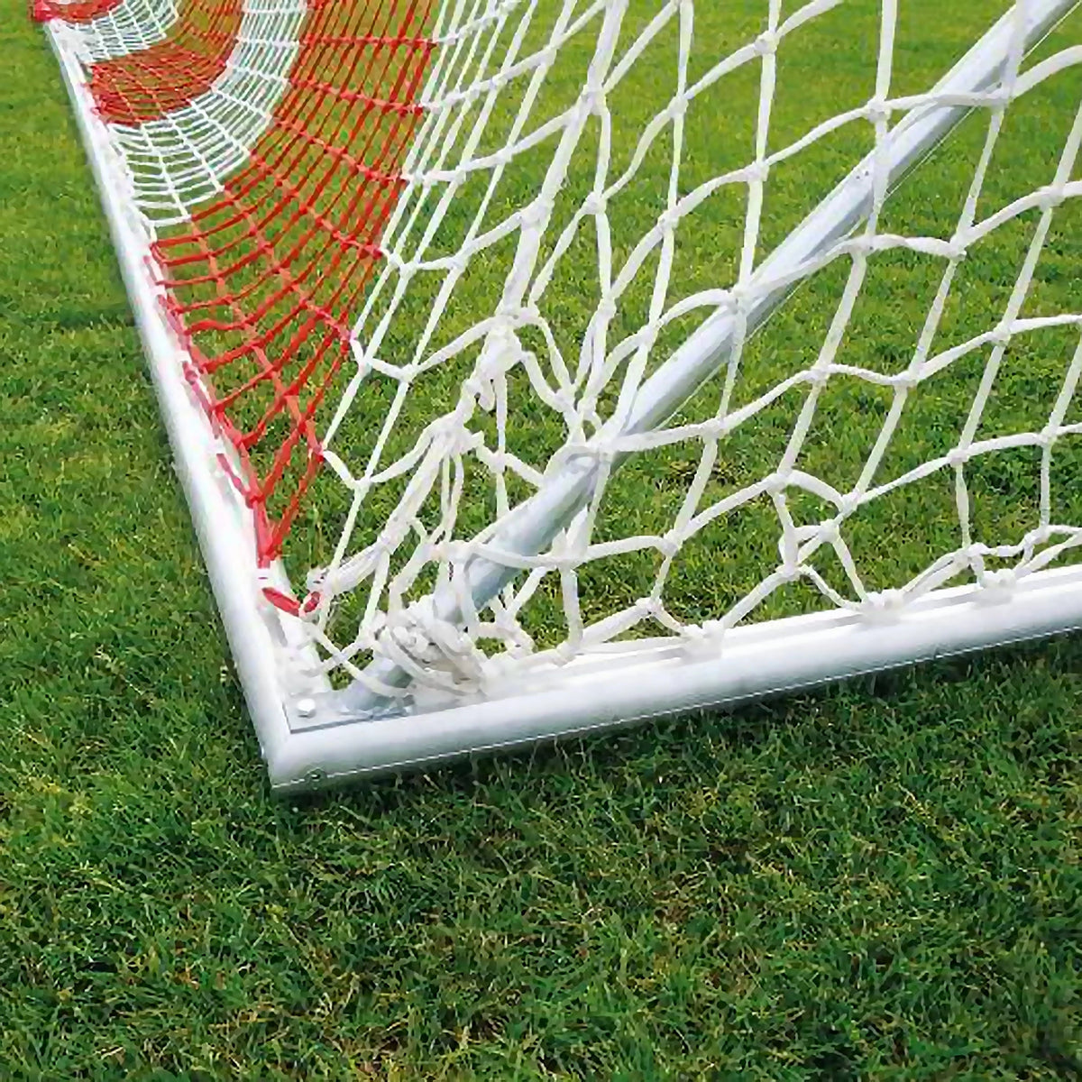 Transportable professional 11-a-side football goal aluminium - 7.32m x 2.44m with net Powershot