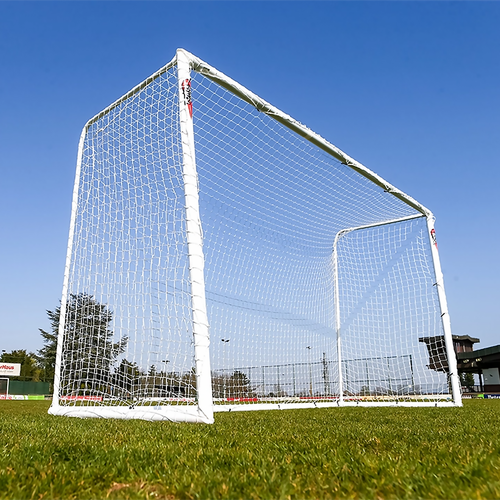 STADIUM Football goal - 5m x 2m - uPVC - White