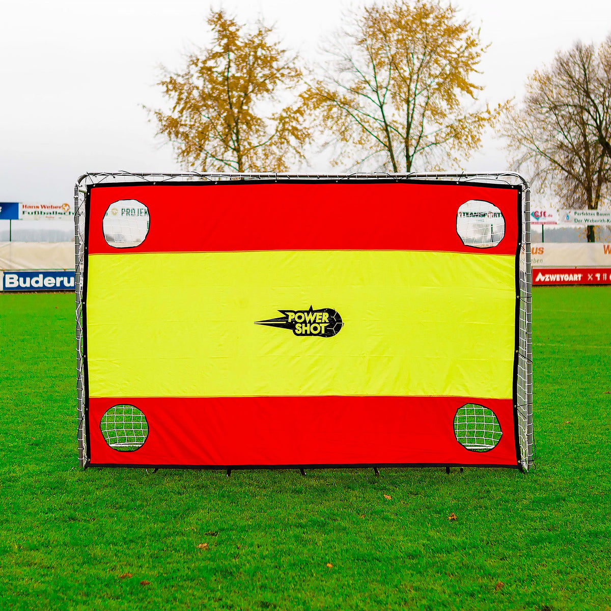 Shooting wall with flag - 3m x 2m Powershot