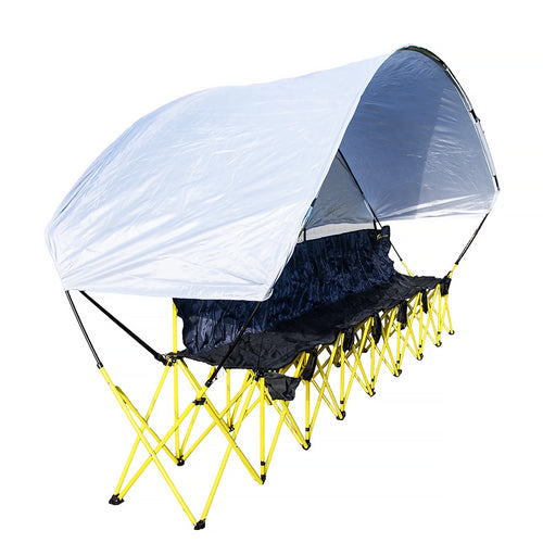 6-seater covered folding bench