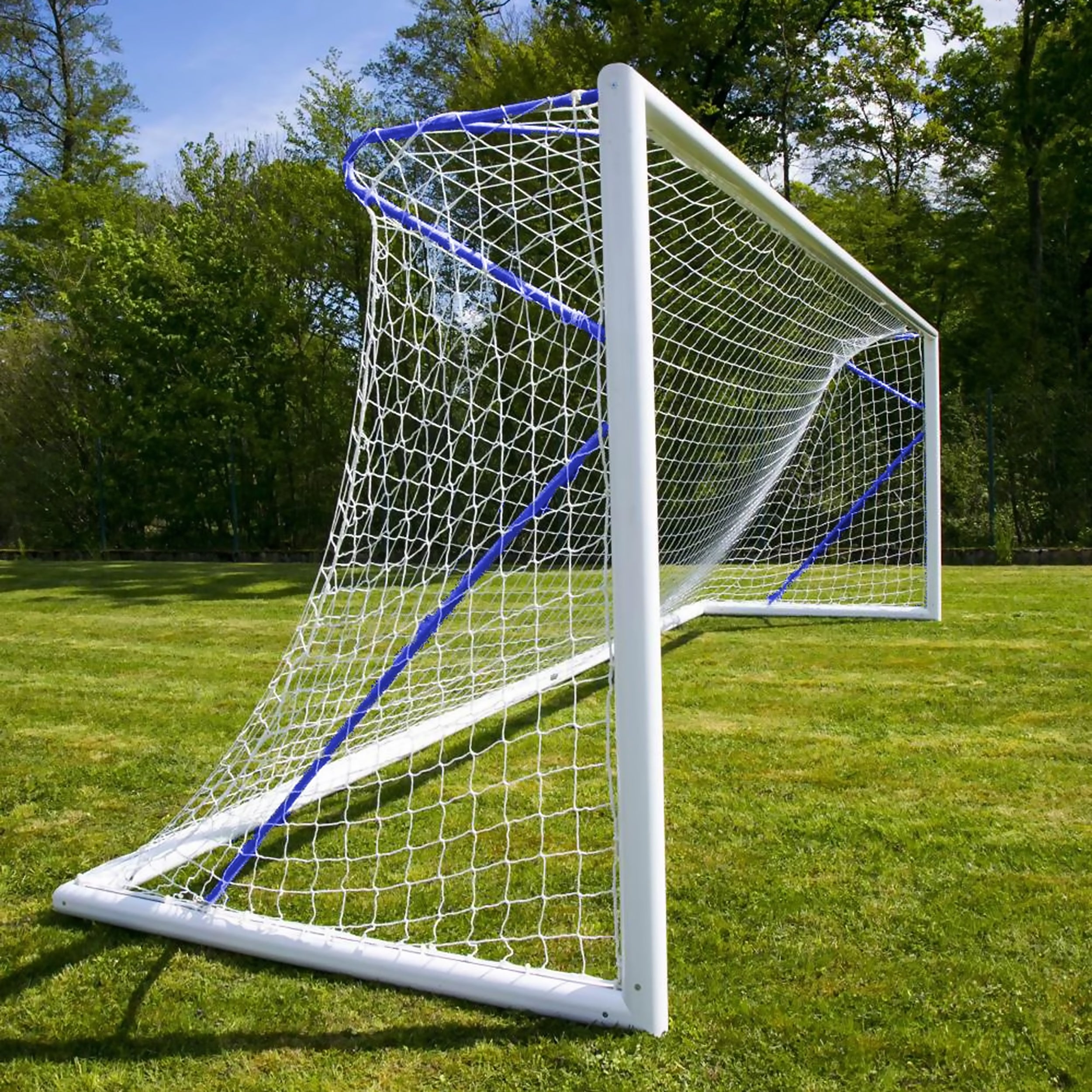 Transportable professional 11-a-side football goal aluminium - 7.32 m x 2.44 m