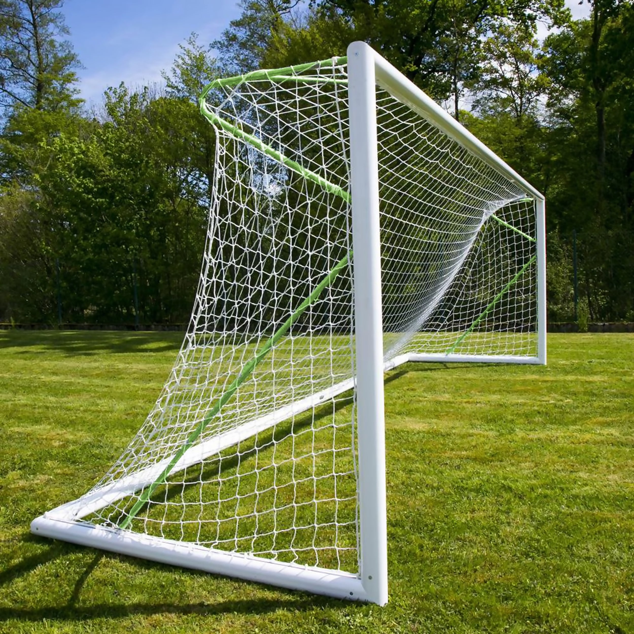 Transportable professional 11-a-side football goal aluminium - 7.32 m x 2.44 m