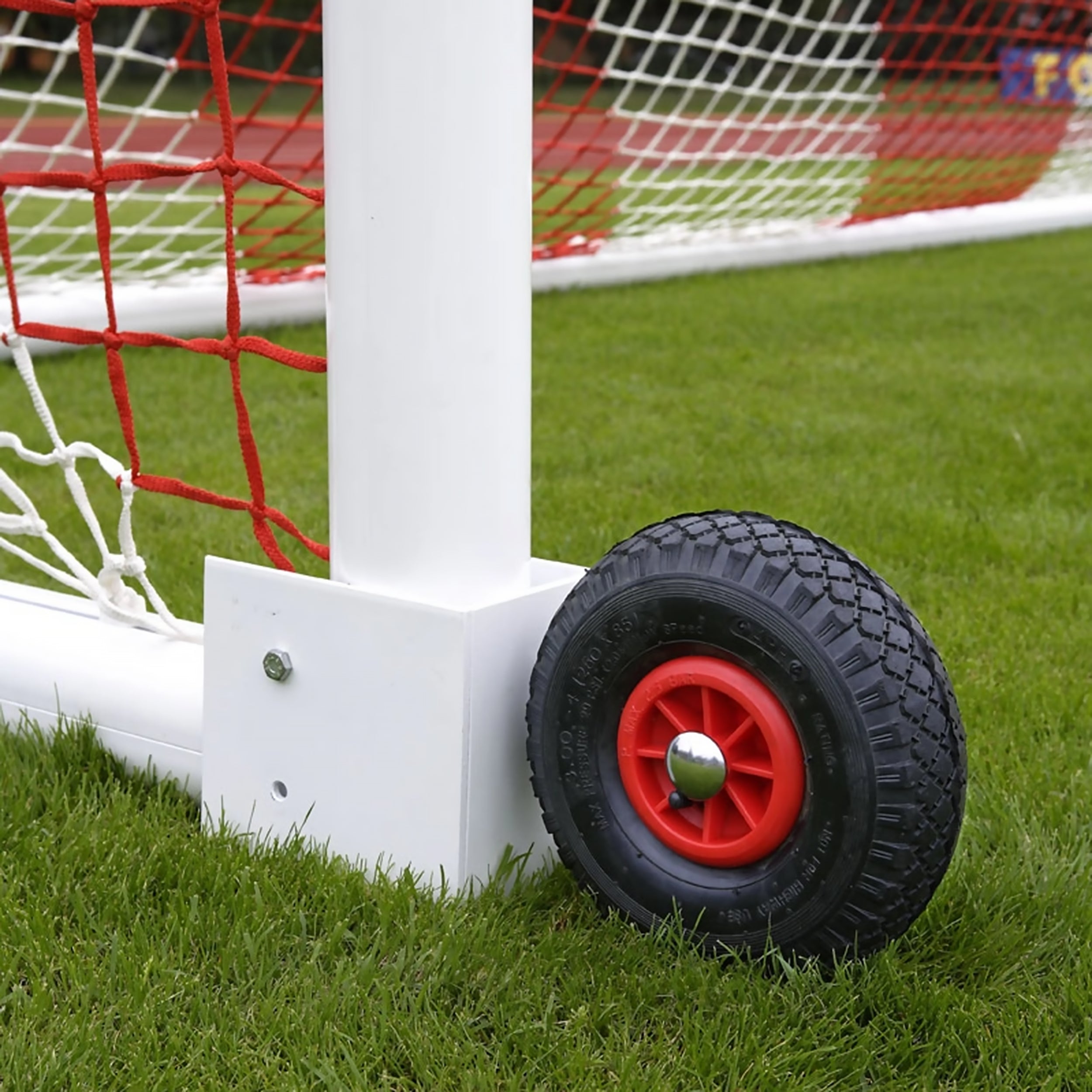 Pair of goal wheels for - 120mm x 100mm posts