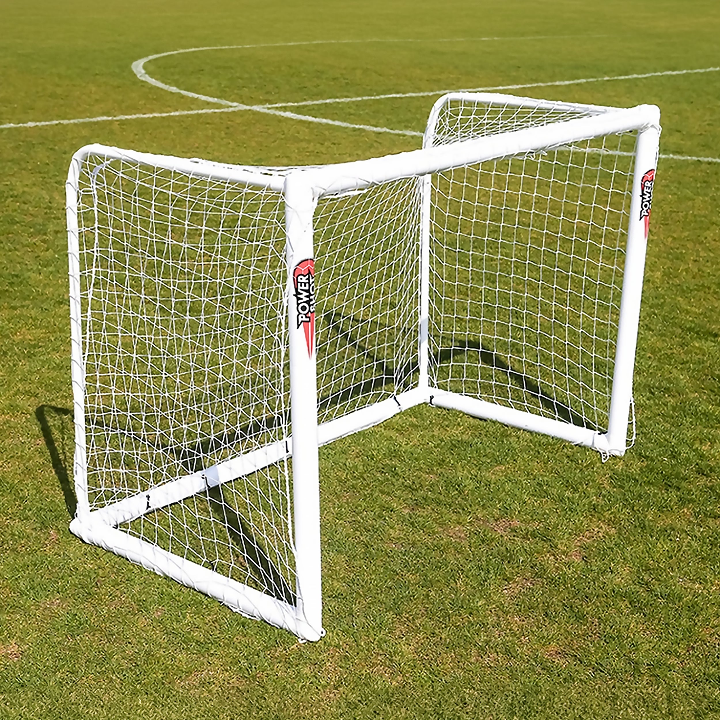 STADIUM Football goal - 1.8m x 1.2m - uPVC - White