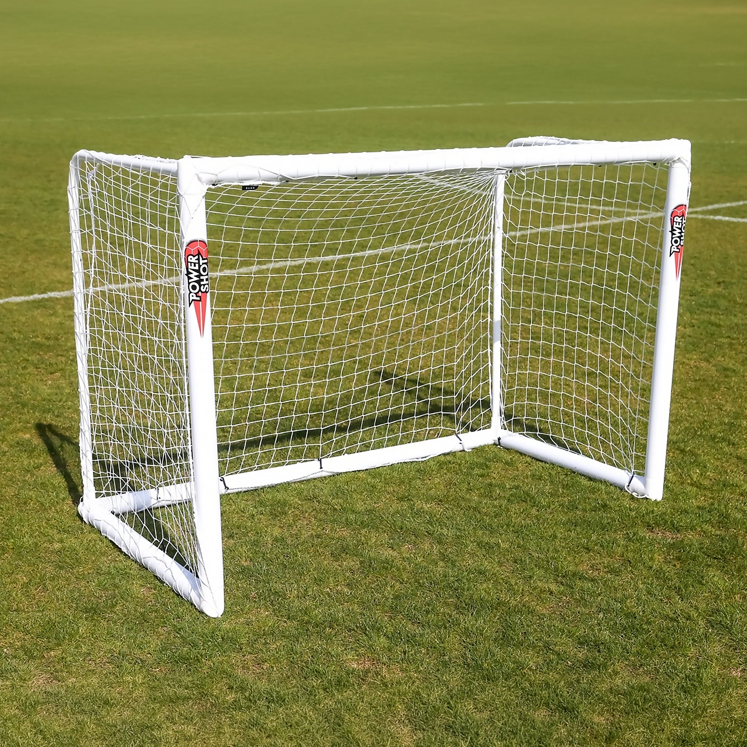 STADIUM Football goal - 1.8m x 1.2m - uPVC - White