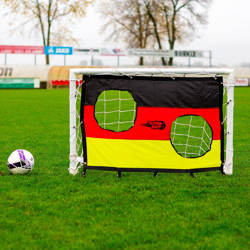 Football uPVC Goal with Shooting Wall - 1.2m x 0.8m