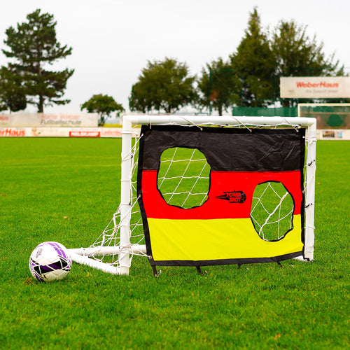 Football uPVC Goal with Shooting Wall - 1.2m x 0.8m