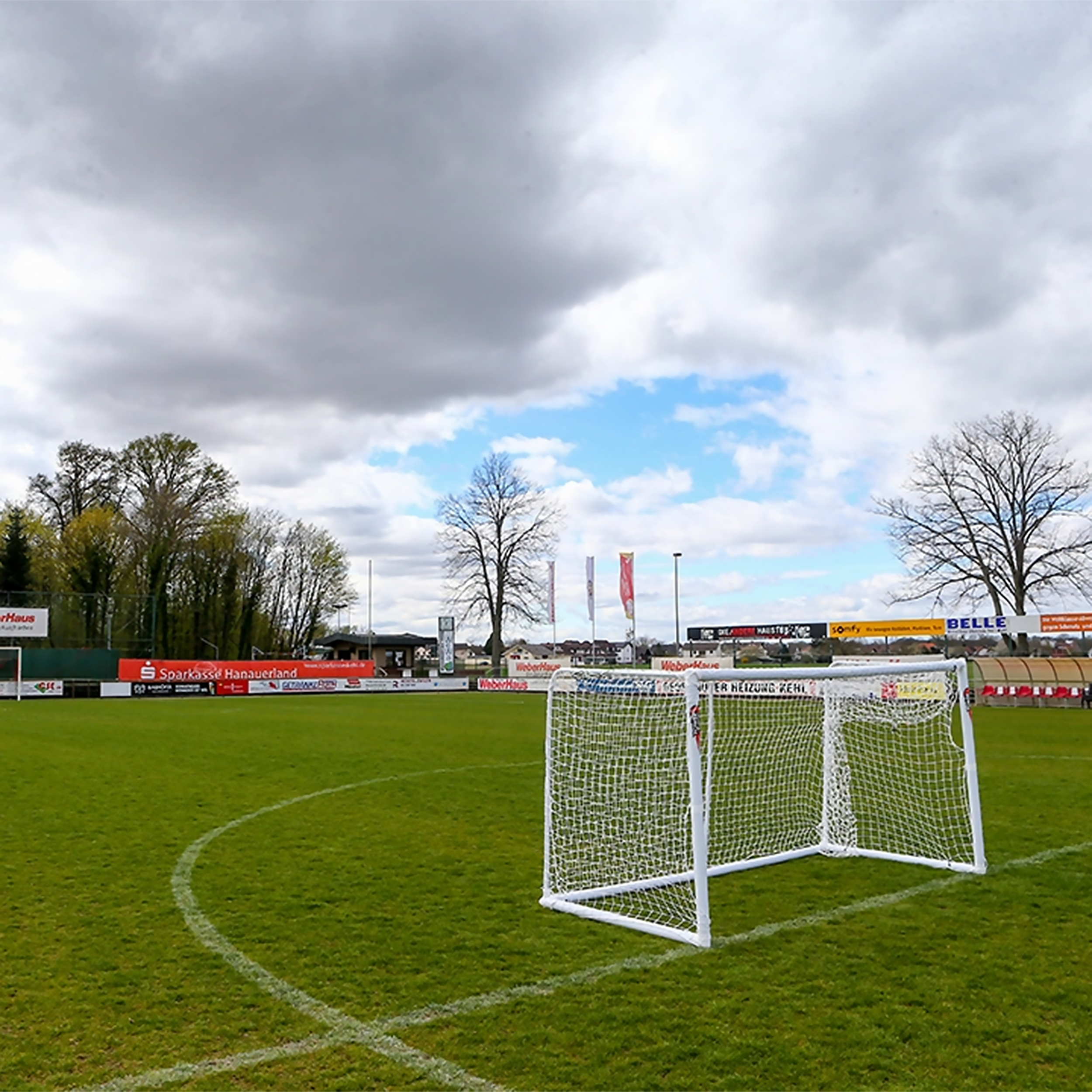 STADIUM Modular football goal - 4m x 1.5m and 3m x 1.5m - uPVC - White