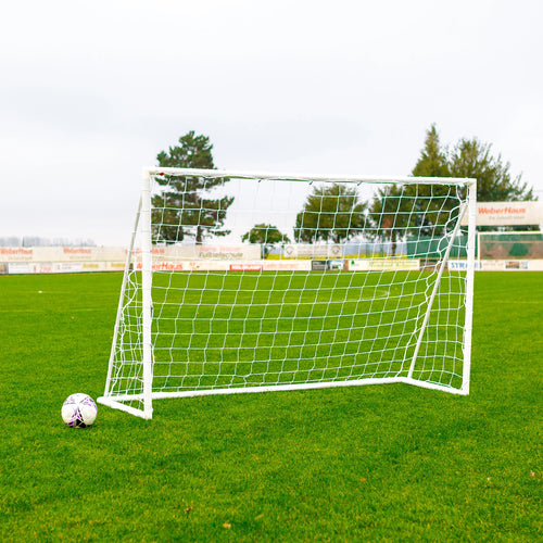 Football goal - 2.4m x 1.5m - uPVC white