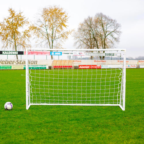 Football goal - 2.4m x 1.5m - uPVC white