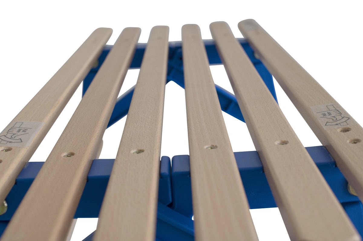 Foldable wooden sled with backrest Netsportique
