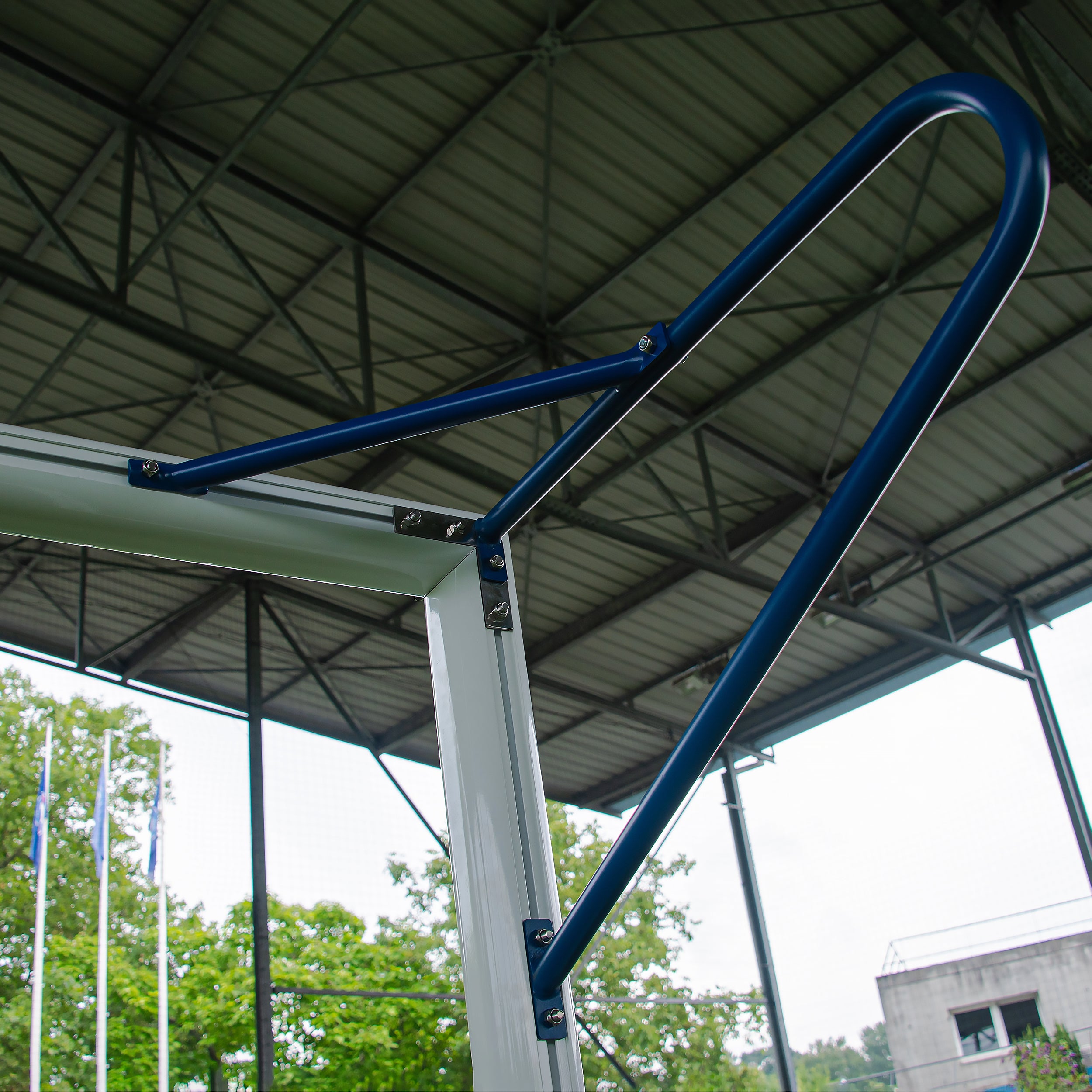 Transportable professional 11-a-side football goal aluminium - 7.32 m x 2.44 m