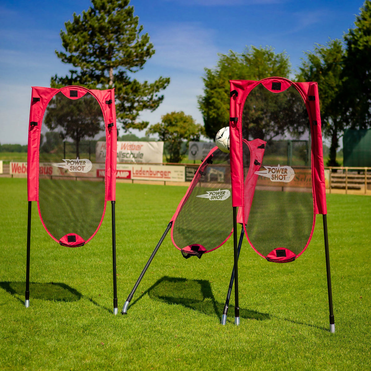 Kit of 3 flexible and foldable free kick dummies Powershot