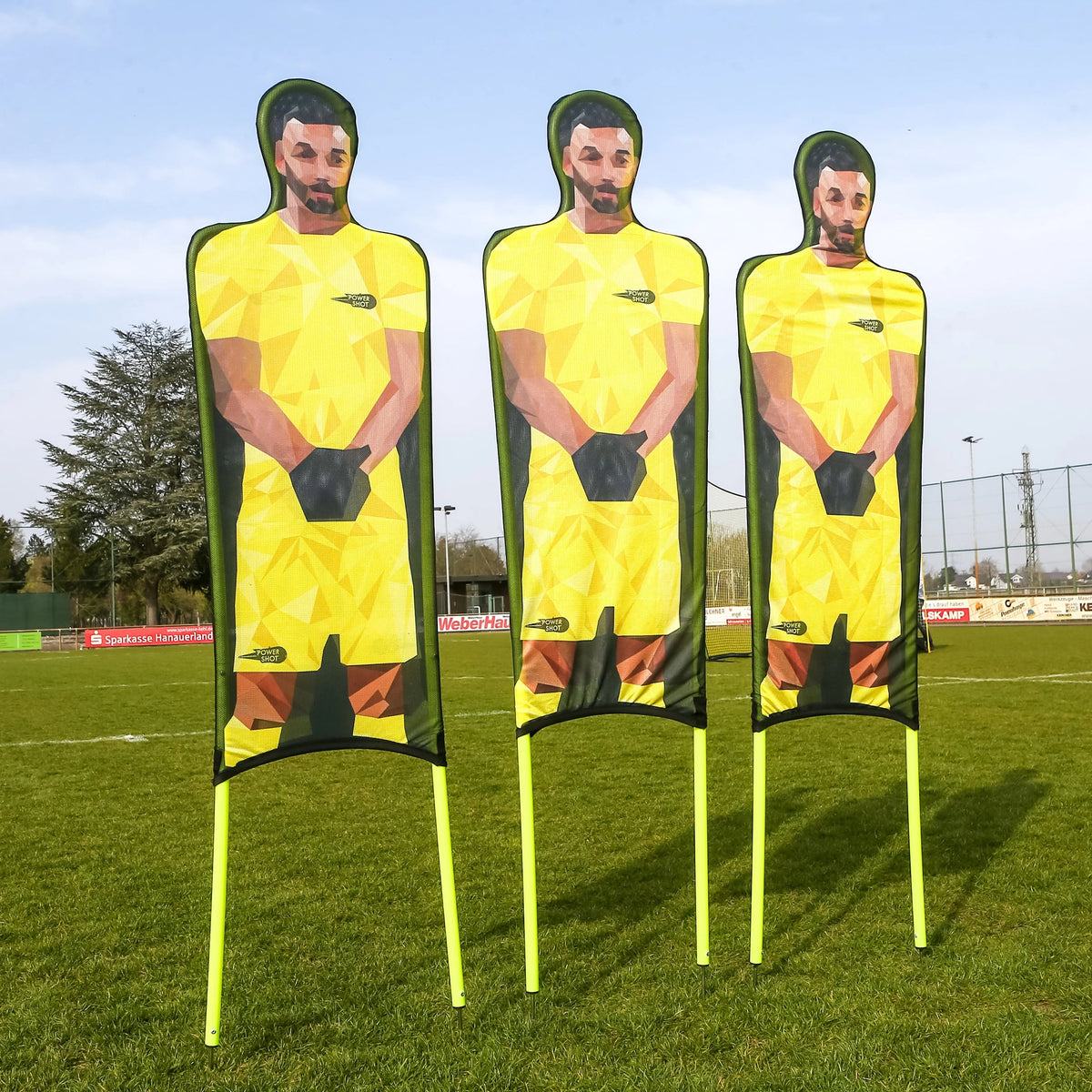 Set of 3 flexible mannequins in printed polyester - 180cm Powershot